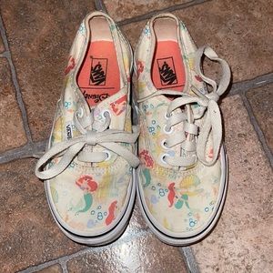 Little girls size 12 mermaid vans